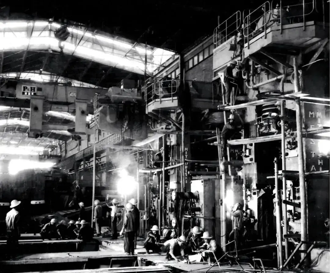 Línea de producción Wisco de la década de 1970